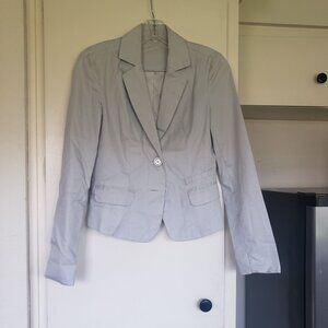 Grey Blazer w/ Striped Linning Size Small